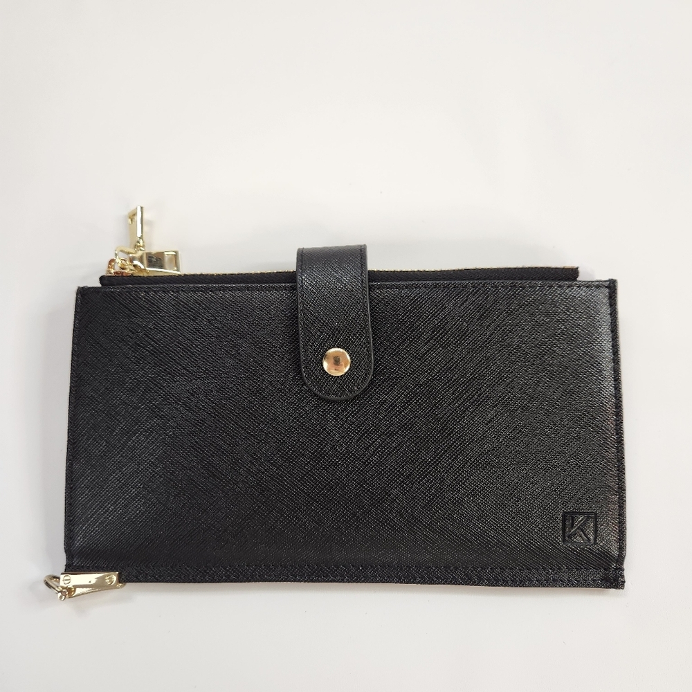 Womens Khyul RFID Blocking Wallet Clutch Wristlet Credit Card Holder Organizer